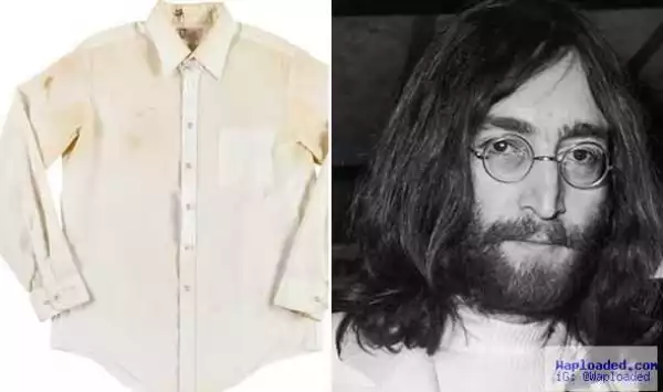 Shirt Stained With John Lennon